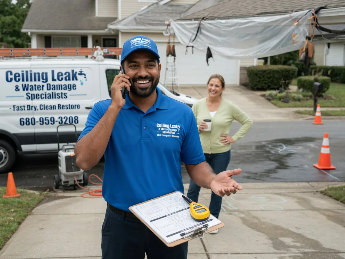 Ceiling Leak Cleanup Altoona, IA FAQs
